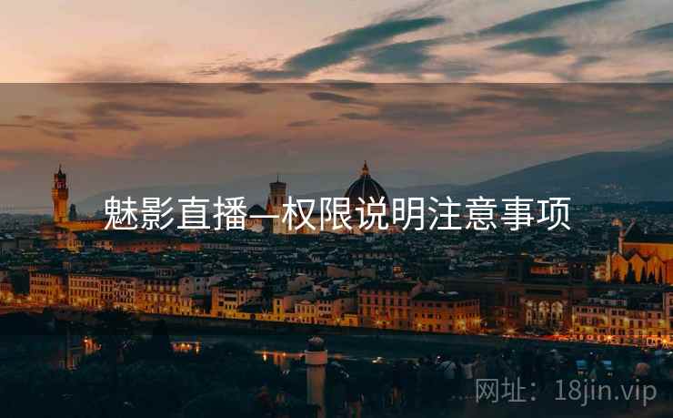魅影直播—权限说明注意事项