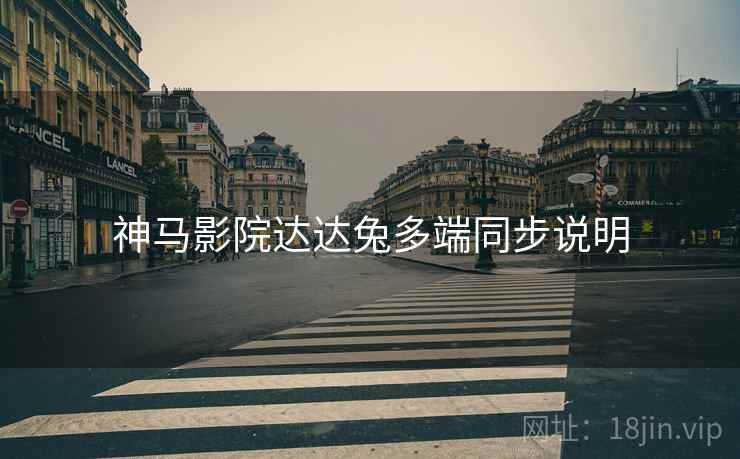 神马影院达达兔多端同步说明