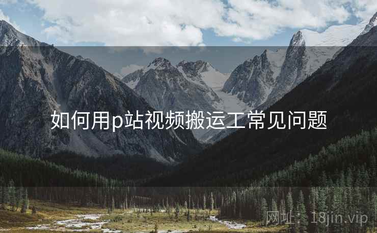 如何用p站视频搬运工常见问题