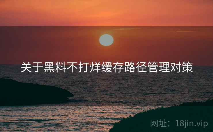 关于黑料不打烊缓存路径管理对策 关于黑料不打烊缓存路径管理对策