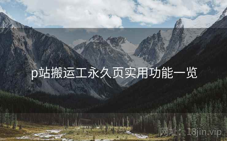 p站搬运工永久页实用功能一览