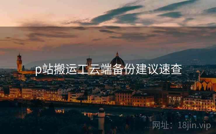 p站搬运工云端备份建议速查