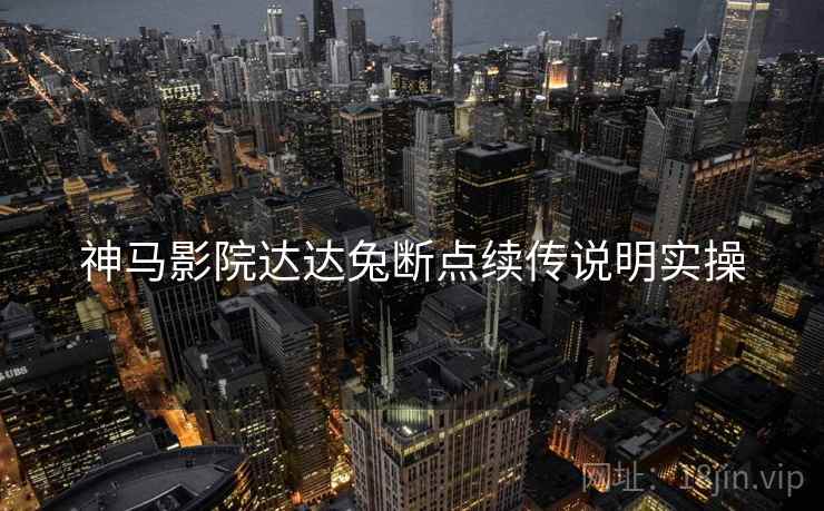 神马影院达达兔断点续传说明实操