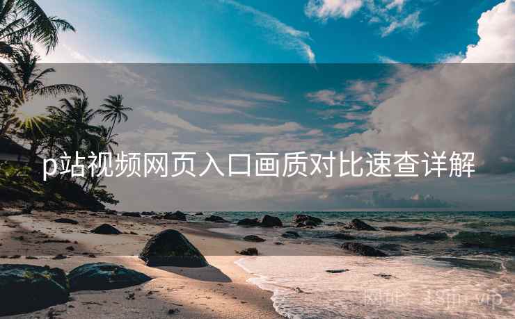 p站视频网页入口画质对比速查详解 p站视频网页入口画质对比速查详解